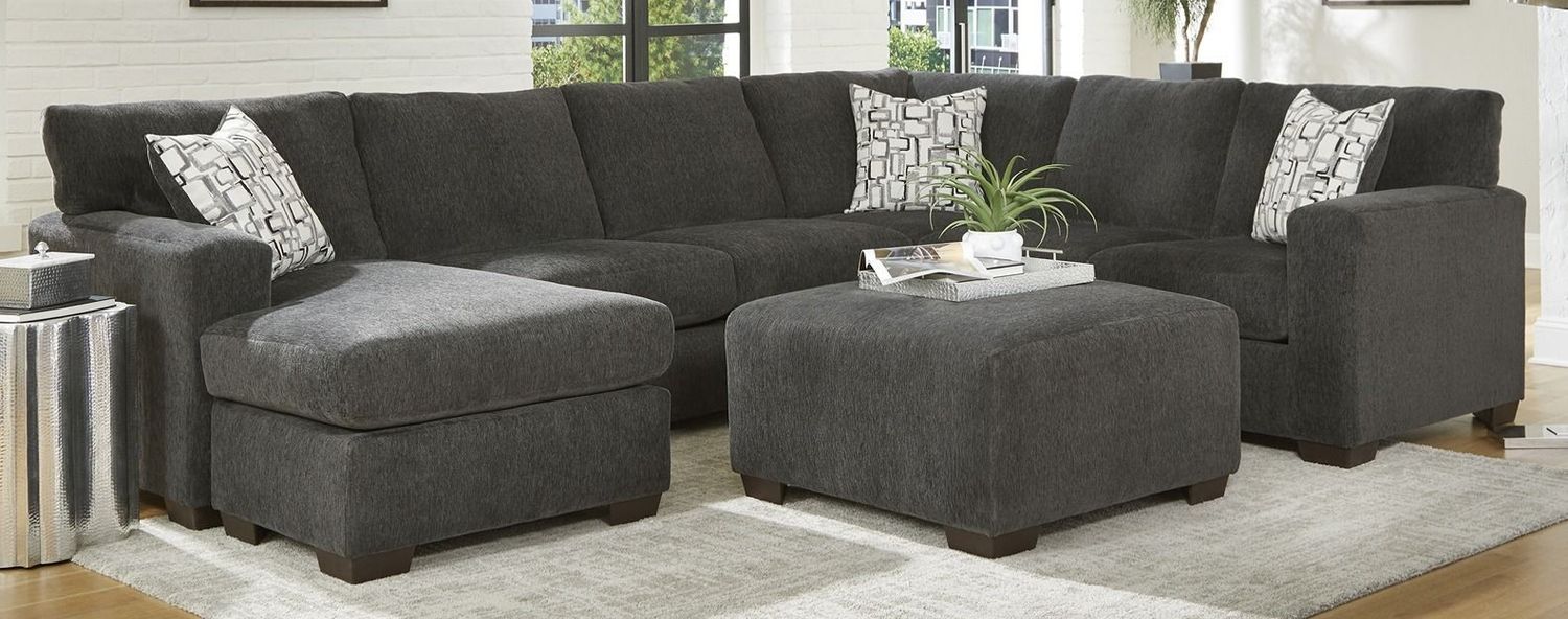 106 Griffin Charcoal RAF Corner Sofa