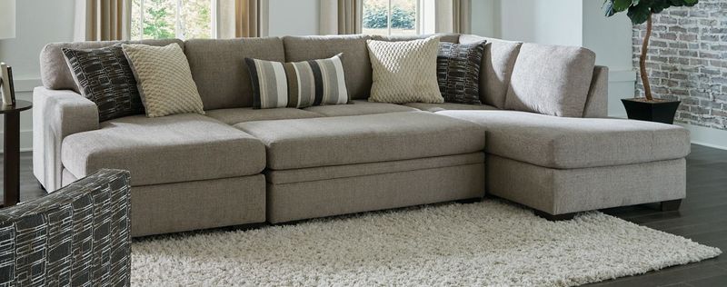 1674 Brianna Pewter 2 PC Sectional