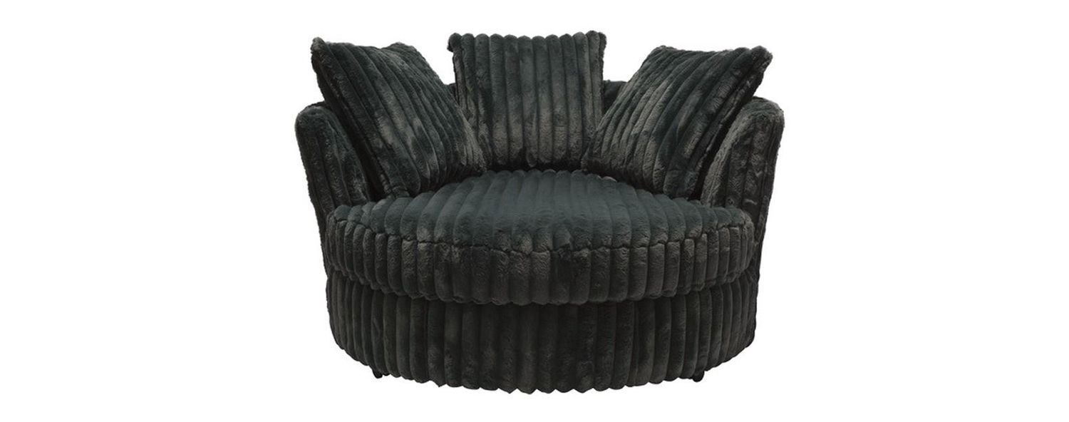 6129 Galactic Charcoal Swivel Chair