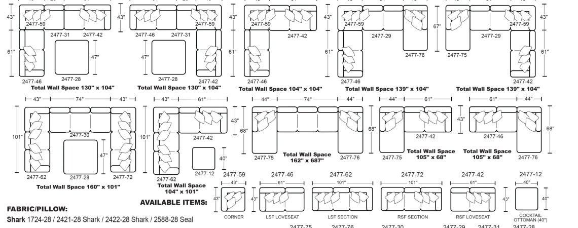 2477 Glacier Shark RSF Chaise