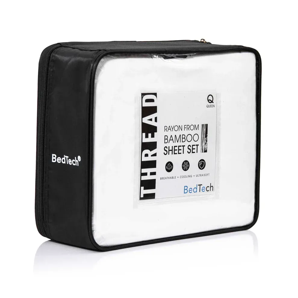 BAMBOO SHEET SET PEWTER (GRAY) FLEX HEAD QUEEN BAM50FHDQP