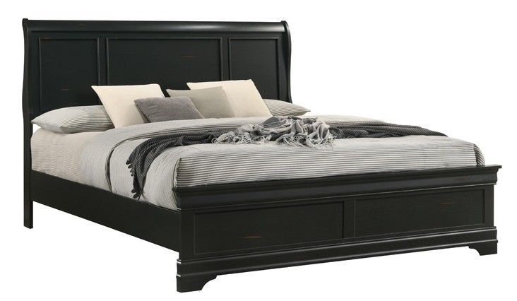 C0393A-QB QUEEN BED Porter Black