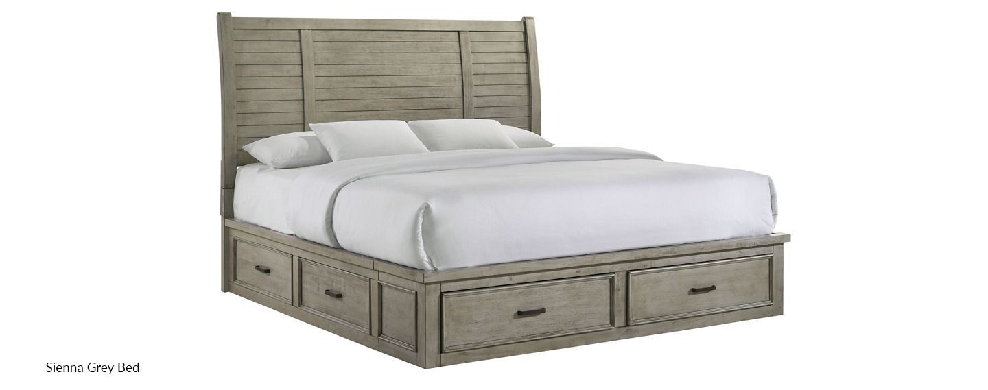 SIENNA GREY KING BED SV300KB-SG SIENNA GREY KING BED SV300KB-SG