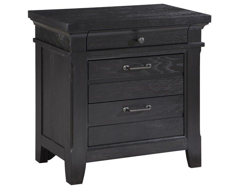 HOLLIS BLACK NIGHTSTAND 2706-NS-HB HOLLIS BLACK NIGHTSTAND 2706-NS-HB