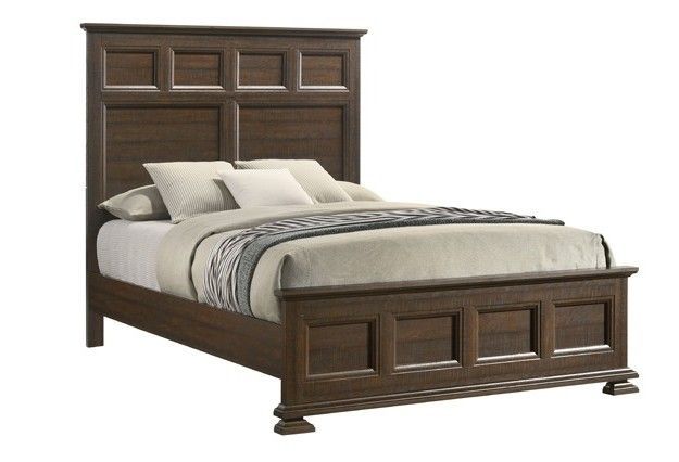 SAVANA BROWN QUEEN BED C8387A-QB