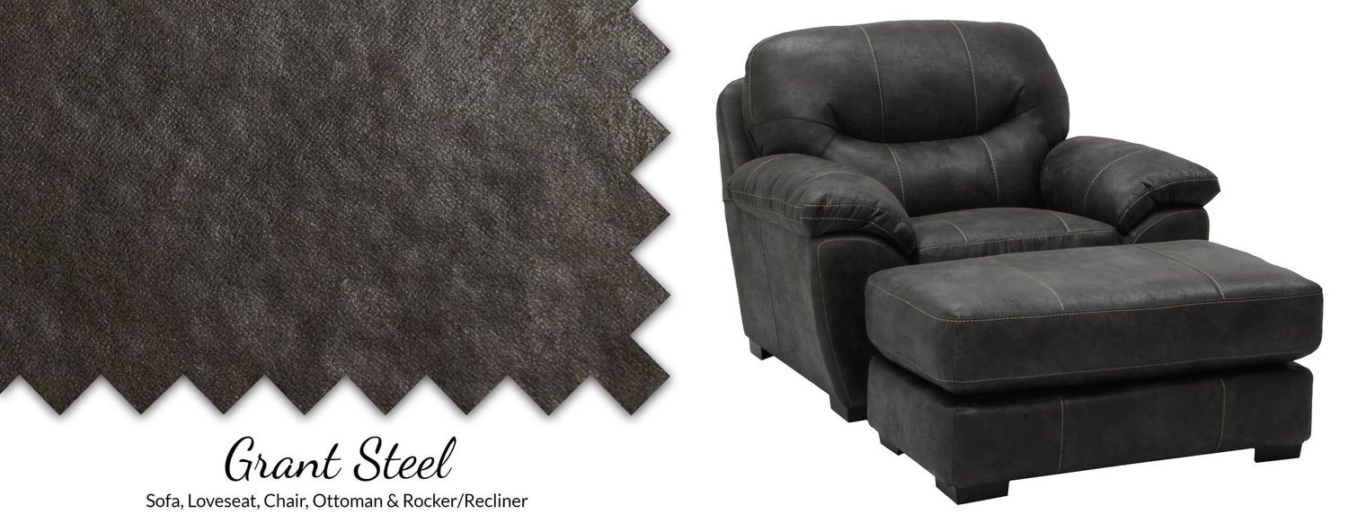 GRANT STEEL 4453-10-GST Ottoman