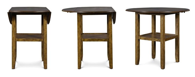 D1701 Gia Brown Drop Leaf Pub Table D1701 Gia Brown Drop Leaf Pub Table