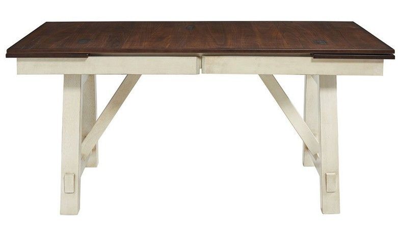 5236 Laurel Manor II Dining Table  94” x 40” x 30” with two 14″ leafs