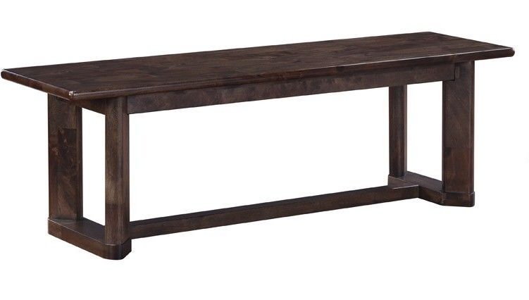 1169 Portofino Brown 1169-411-BEN-PB DINING BENCH 16” X 58” X 18”