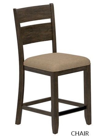 5082 Sarasota Espresso Pub Height Stool 17” x 18” x 39”