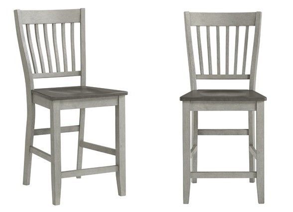 7922 Palisade Gray 7922-310-PG COUNTER HEIGHT STOOL 19.13” X 21.38” X 42”