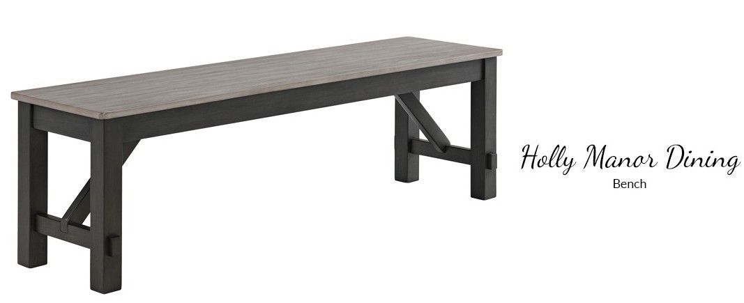 5246 Holly Manor Dining 246-398 Dining Bench 60” X 16” X 18”