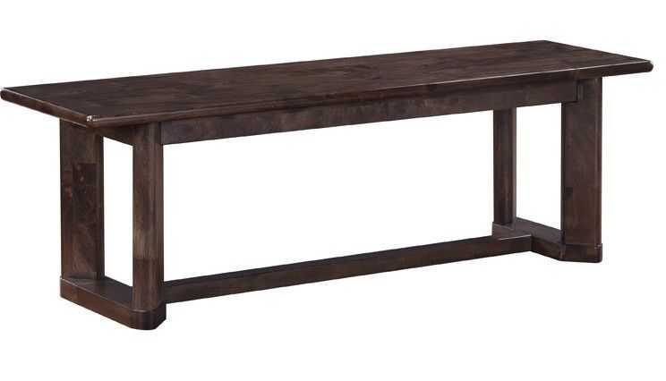 1169 Portofino Brown 1169-411-BEN-PB DINING BENCH 16” X 58” X 18”