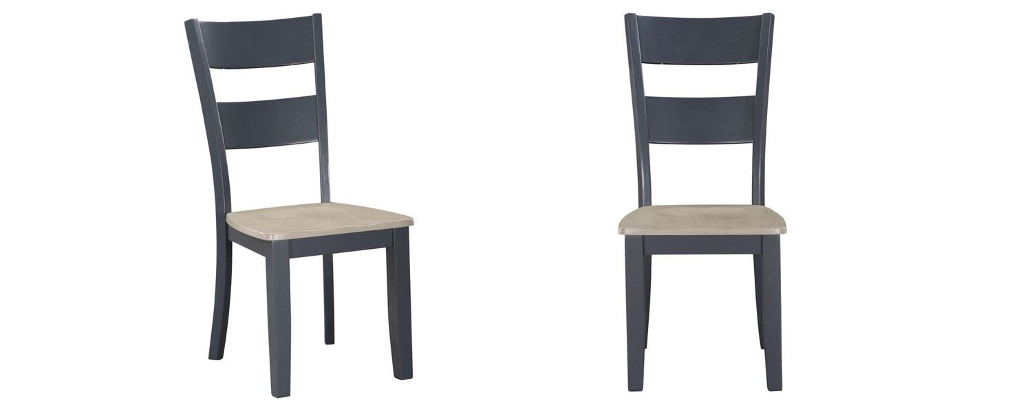 8210 Grey / Graphite Drop Leaf Dining 8210-521-S Dining Chair 18” x 18” x 39”