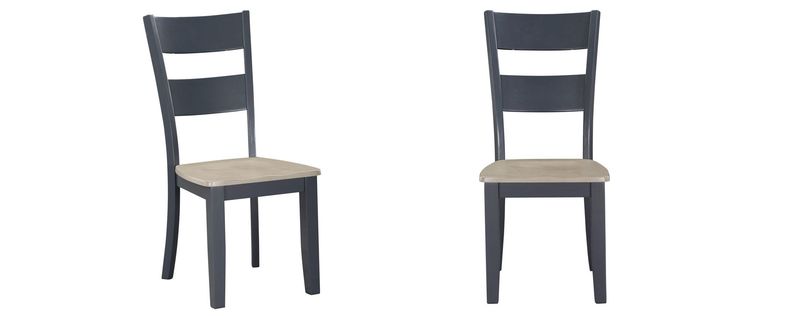 8210 Grey / Graphite Drop Leaf Dining 8210-521-S Dining Chair 18” x 18” x 39”