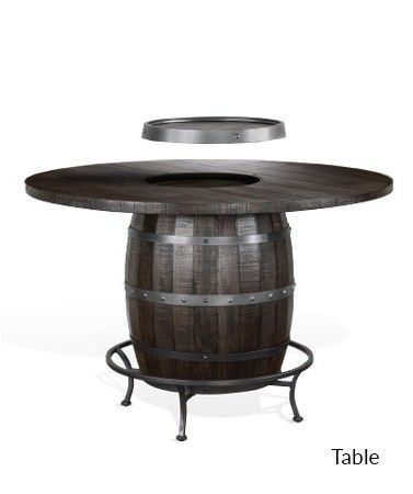 1038 Farmstead Pub 1038TL2-F-3PC 3PC Pub Table Only 54″ X 54″ X 36″