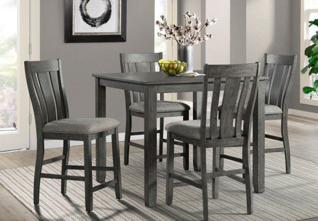 5045 Hawthorne Pub 5045-PUB-5PC Dining Table with 4 Chairs 5045 Hawthorne Pub 5045-PUB-5PC Dining Table with 4 Chairs