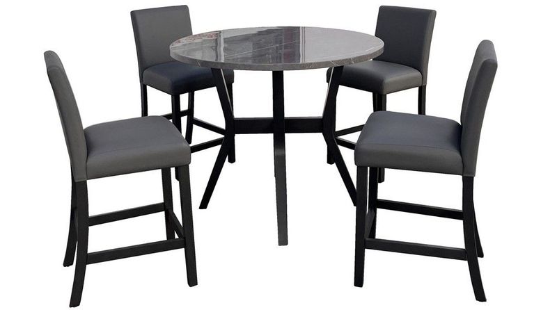 1717 Shannon Pub 1717-PUB-5PC 5PC Pub Table and 4 Chairs