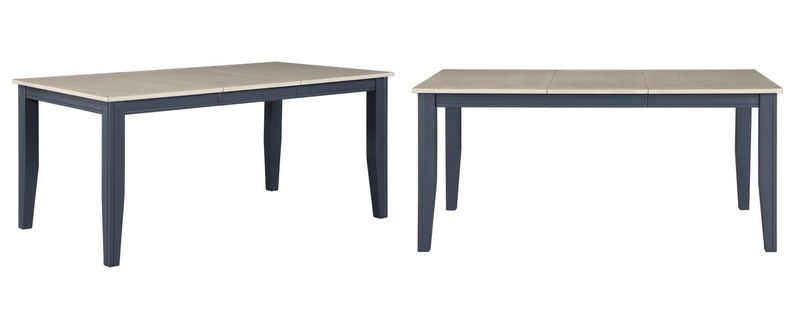 8210 Grey / Graphite Dining 8210-3866 Dining Leg Table 66” (48” w/out leaf) x 38” x 30” 8210 Grey / Graphite Dining 8210-3866 Dining Leg Table 66” (48” w/out leaf) x 38” x 30”