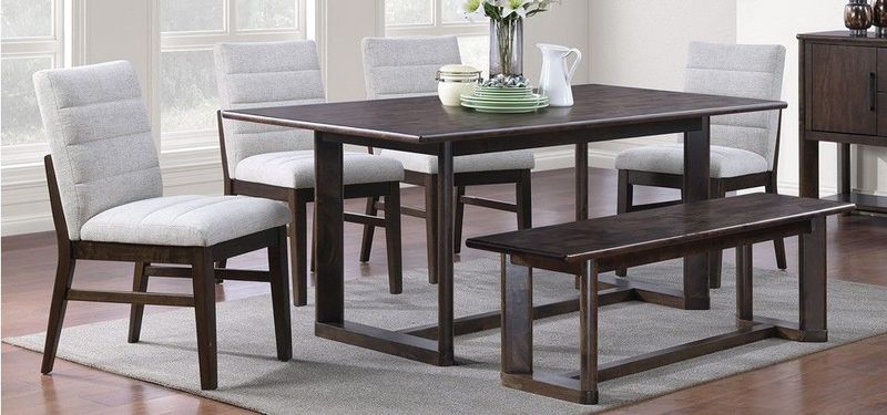 1169 Portofino Brown 1169-3872B-PB TABLE BASE OPEN TRESTLE   72” X 38” X 30”