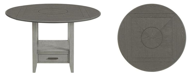 7922 Palisade Gray 7922-TBL-PG PUB TABLE TOP AND BASE 59.5” X 59.5” X 36”