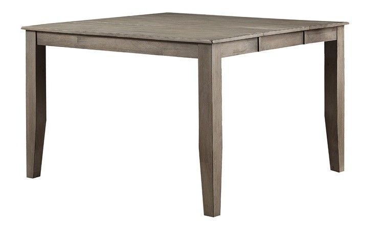 1189 Clark Grey 1189-TPB5454 Table 36”(54” w/ Leaf) x 54” x 36”