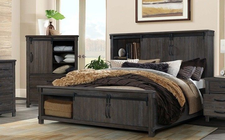 Queen Bed, DR, MR Scott Chocolate