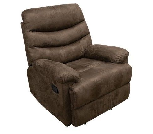 Lucus Chocolate Glider Rocker Recliner