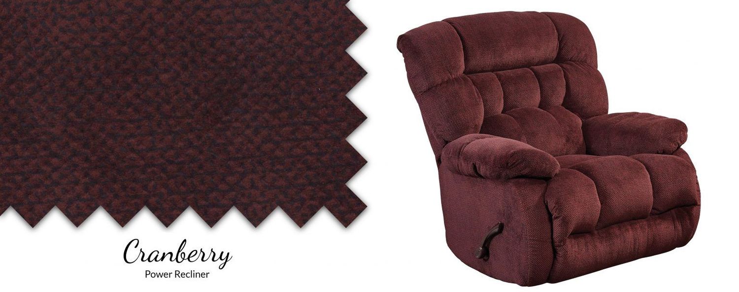 Daly Cranberry Power Recliner