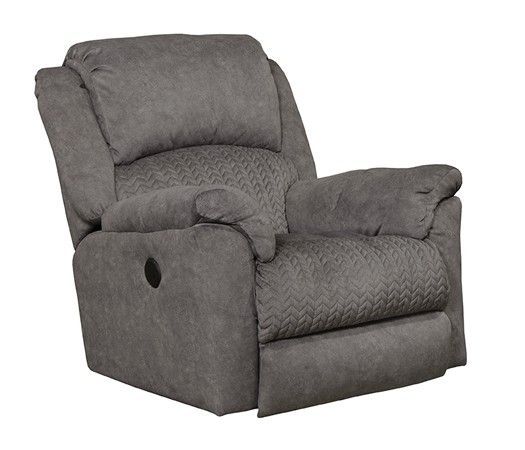 Malloy Graphite Power Rocker Recliner