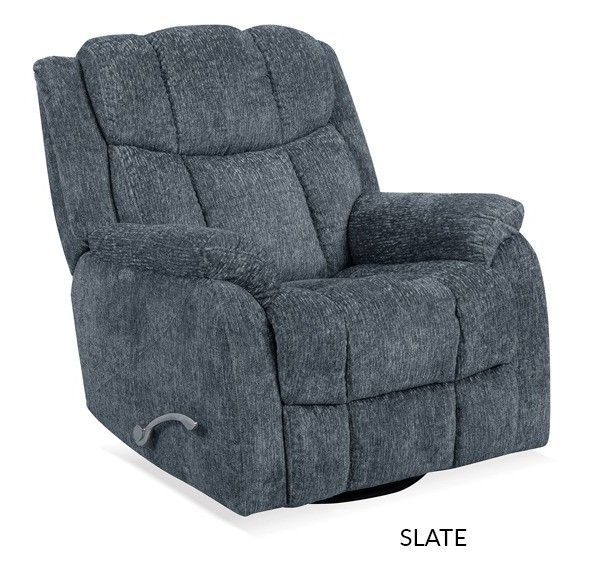 Slate Calgary Swivel Glider Recliner