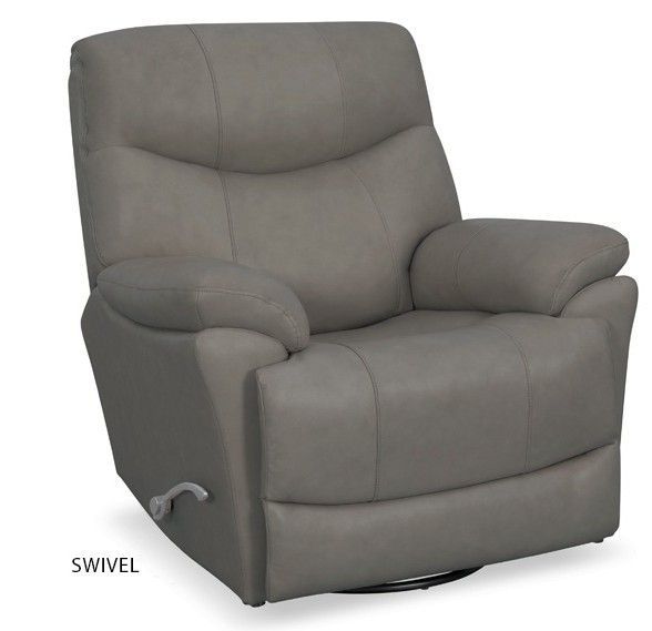 Madrid Mocha Leather Swivel Recliner
