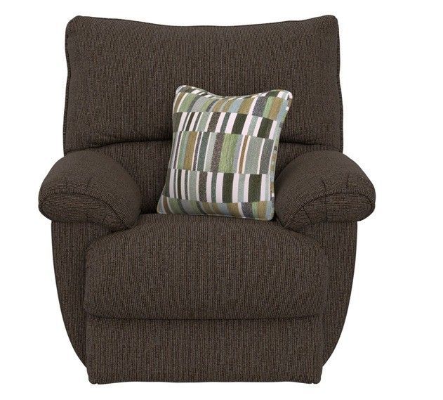 Lenny Chocolate Lay Flat Power Recliner