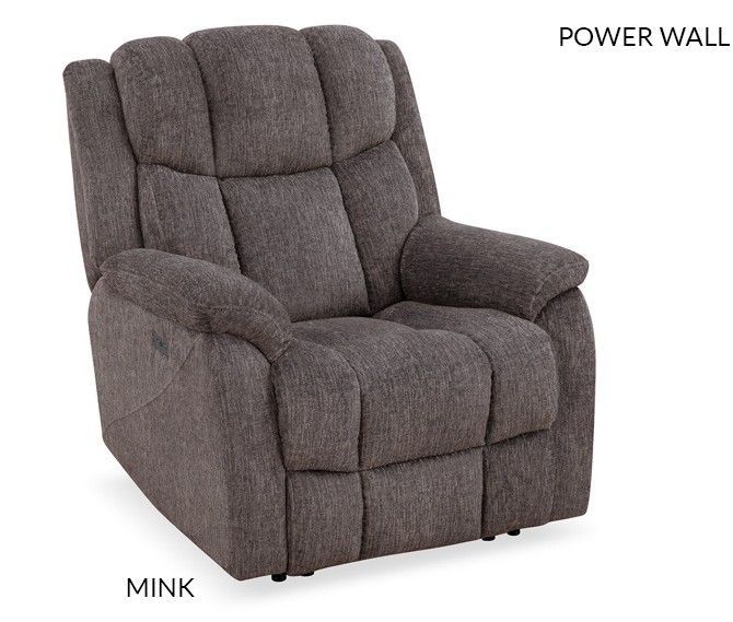 Mink Calgary Power Wallhugger Recliner