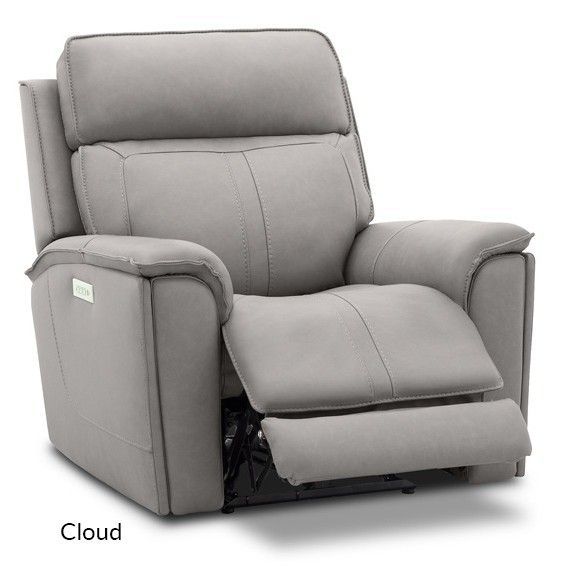 Leather Ravenna Cloud Power Recliner Leather Ravenna Cloud Power Recliner