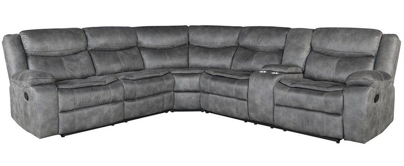 6967 Dorado Charcoal 3PC Sectional LAF, RAF and Wedge Total Wall Space 109” x 121” 6967 Dorado Charcoal 3PC Sectional LAF, RAF and Wedge Total Wall Space 109” x 121”