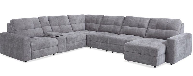 80552 Amira Latte 7PC SECTIONAL 133” X 151” X 64”