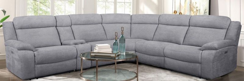 Lucy Dove 6PC SECTIONAL 133” X 120” Lucy Dove 6PC SECTIONAL 133” X 120”