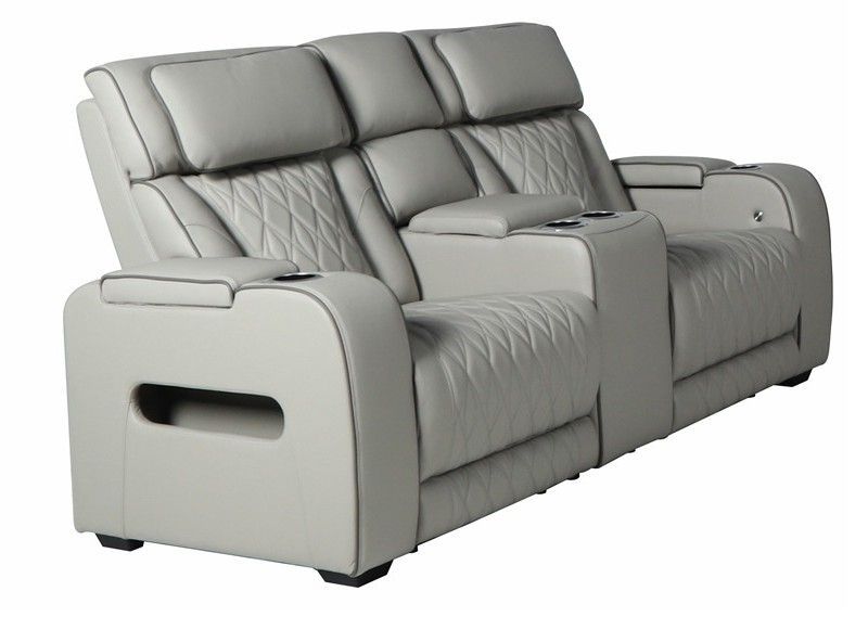 Opulence Taupe PWR REC L/S W/CONSOLE