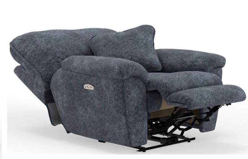 61480 Paxon Smoke 61480-7-1933-38 Power Lay Flat Recliner with Headrest 61480 Paxon Smoke 61480-7-1933-38 Power Lay Flat Recliner with Headrest