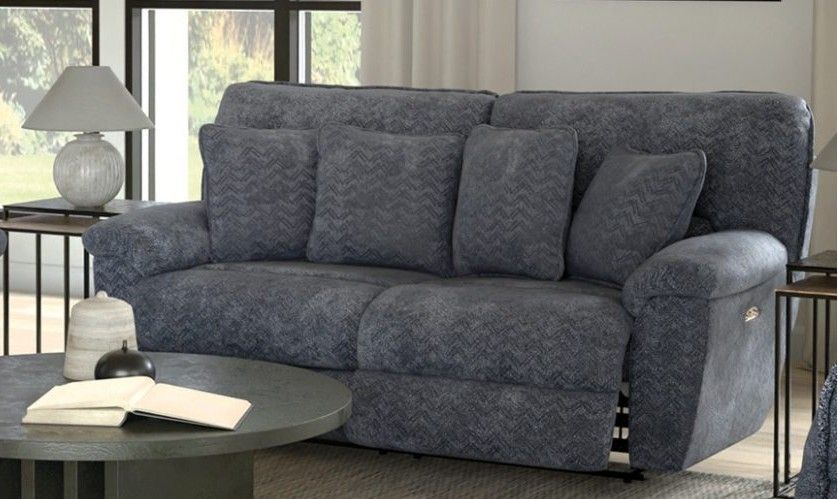 61480 Paxon Smoke 61482-1933-38 Power Loveseat with Headrest