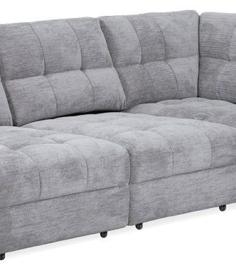 80552 Amira Latte Power 80552-AC-AL Armless Chair 80552 Amira Latte Power 80552-AC-AL Armless Chair