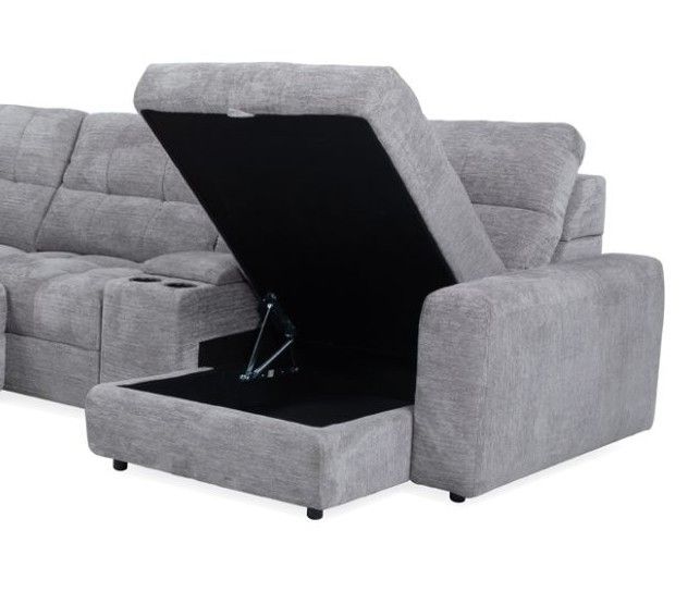 80552 Amira Latte 80552-RAF-AL RAF Storage Chaise