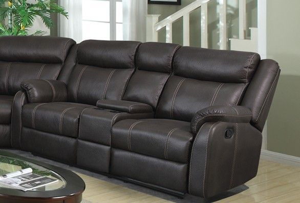 LV7303 Gin Rummy Charcoal LV7303-S-GR Double Reclining Sofa