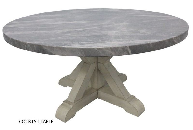 RT21161 Whitney White/Grey Cocktail Table