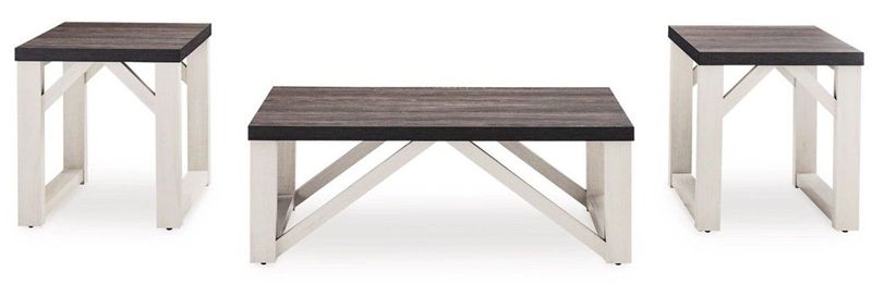 T236 Danville 3PC COCKTAIL TABLE WITH 2 END TABLES