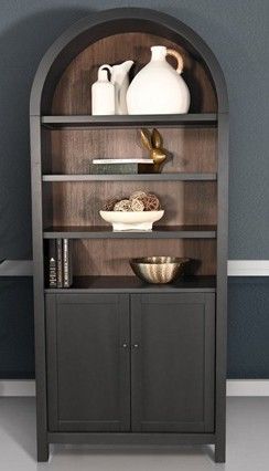 2116 Arches DISPLAY CABINET WITH DOORS – BLACK 2116 Arches DISPLAY CABINET WITH DOORS – BLACK