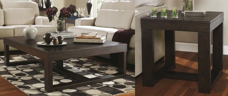 T481 Kobe Brown 3PC COCKTAIL TABLE WITH 2 END TABLES