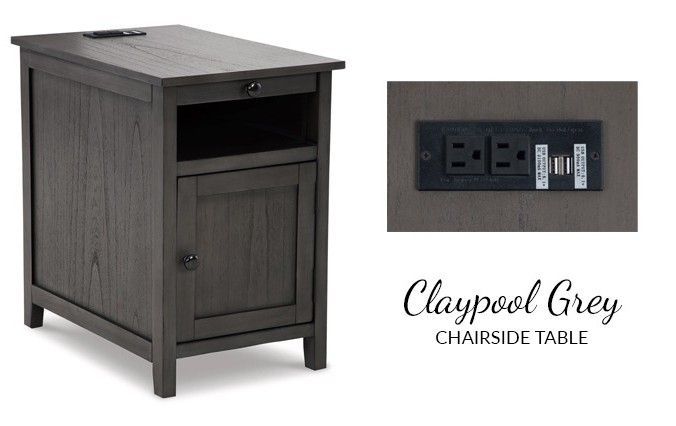 T300 Claypool Chairside Gray