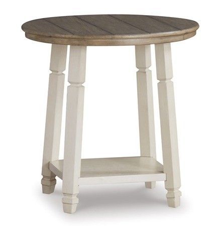 T377 Riverside White END TABLE